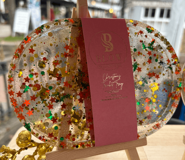 Christmas Oval Trinket Tray