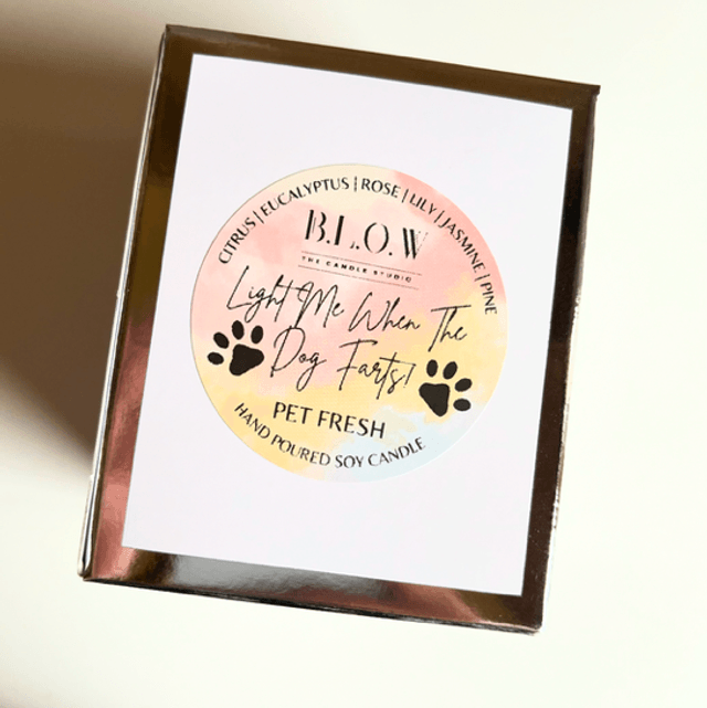 ‘Light Me When The Dog Farts’ Candle