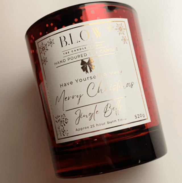 Jingle Bells Christmas Candle 