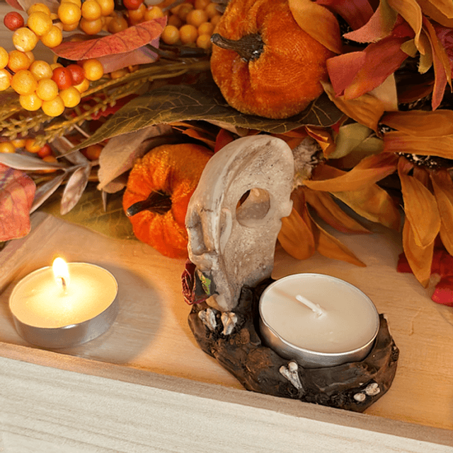 Skull Tea-Light Holder