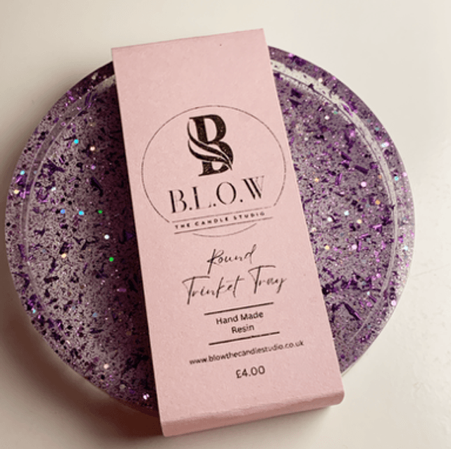 Purple Trinket Tray